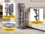 Mershine Vacuum Stand for Dyson V16 G5 V15 V11 V10 V8 V7 V6, Carbon Steel Cordless Vacuum Holder V1181-HI007