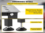Welding Table 36" x 24", 800LBS Capacity Welding Workbench Table, Heavy-Duty Work Bench with 0.63" V952-GDXHZ800LB36HJ2L5V0