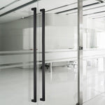 Entrance Door Pull Handle Matte Black 1500mm V63-837591