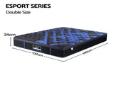 Giselle 34cm Double Hybrid Mattress with Cooling Gel Memory Foam and Edge Support MATTRESS-E-ESPORT-34-D