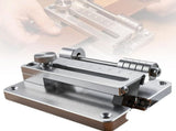 Leather Strap Cutter, Stainless Steel Leather Strip Cutting Machine with 0-8cm Scale and V1107-CS-YNKZ15