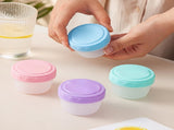 6Pcs 2Oz Small Containers With Lids,Reusable Plastic Storage Jars For Snack And Puree, Salad V1189-LWWAL-20260401-06671