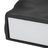 Wall Sconce Modern Mini Resin Plaster Warm Light Hardwired Minimalist Square Pleated Wall Lamp for V1294-YM0901-3119240056111