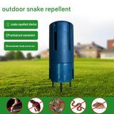 2-pack Outdoor Snake Repellent Dispenser - Weatherproof Scent Release Station for Garden Lawn V888-ELOSUNG56558