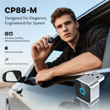Ottocast Mini Cube Wireless CarPlay Adapter Android Auto Car Connection Box CP88-M, Aluminum Alloy V1189-LC-QP-00351
