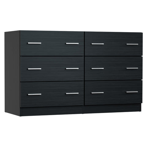 Artiss 6 Chest of Drawers - VEDA Black FURNI-Q-CDR-01-BK-AB