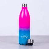 Lazy Dayz Jumbo Drink Bottle 1L - Pink Blue Ombre V915-LD0104-PB