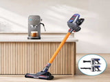 Devanti K7 Cordless Stick Vacuum Cleaner plus Coffee Maker Machine Espresso VAC-K7-GD-CM-03-SS