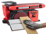 152.4mm Disc Sander & 101.6mm x 914.4mm Belt Sander, 400W Professional Belt Disc Sanders Combo with V952-DPSGJZHYPHBX7MQ9F001V3