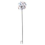 Outdoor Metal Wind Spinners LED Light Solar Powered Windmill for Yard Garden Lawns Decoration V1294-YM0715-3111210461011