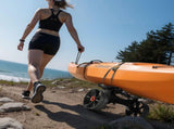Kayak Cart, 136.1 kg Load Capacity, Foldable Kayak Trolley with 25.4 cm Solid Rubber Tires & 1 V952-SPSPHTTC10IN15RM2001V0