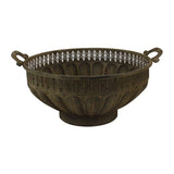 Large Baroque Bowl w Handles 46cm V637-19705BWL