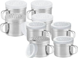 6oz Metal Salt & Pepper Shaker with, 4-pack 10oz Metal Salt & Pepper Shaker with V1259-DP01-F-553