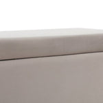 Artiss Storage Ottoman Blanket Box Table 97cm Velvet Taupe OTM-RTA-02-TAB-TA