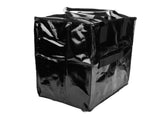 Grocery Bag On Wheels Collapsible Shopping Grocery Bag with Wheels for Laundry Camping Moving Black V1294-YM0901-3117250215313
