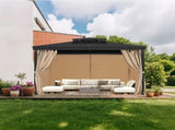 Gazebo Curtains Outdoor, Fit Most 10' x 10' x 6.7' Gazebos, 4-Panel Sidewall Gazebo Privacy Curtains V952-SMLTCL10FT10EG66KV0
