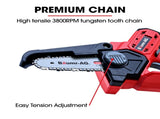 BAUMR-AG SW1 20V Cordless Mini Chainsaw Skin Only, Electric Battery Powered Tree Pruner V219-CHNHCSBMSW1A