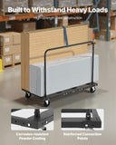 VEVOR Drywall Cart Dolly, 816 kg Load Capacity, Steel Panel Truck Cart with 12.5 mm Swivel Casters, V952-BLTCHJGSGSBKHDXOC001V0