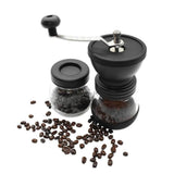 Coffee Bean Grinder - Manual Hand Stainless Ceramic Burr Core Glass Jar Nut Mill V238-SUPDZ-28219838398544