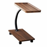 Sofa Side Table Stylish Simple Versatile Dual Layer Couch End Table for Living Room Bedroom Square V1294-YM0901-3116230019711