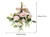 Wall Hanging Artificial Bouquet Artificial Rose Bouquet for Wedding V1294-YM0716-230128QY02-3