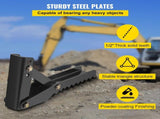 Backhoe Excavator Thumb Attachments, 91.44 cm Adjustable Extreme Weld On Backhoe Thumb Hoe Clamp V952-FCMZ36INJCCBH16MMV0