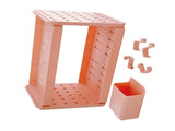 Double Layer Desktop Storage Rack Double Layer Hollow Shelf with Hooks Pen Holder for Kitchen V1294-YM0901-3117230326912