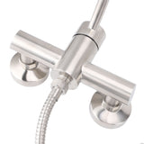 Shower Faucet Set System Stainless Steel Water Saving Multifunction Handheld and Rain V1294-YM0901-3112240036411