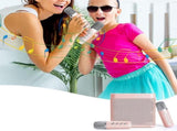 Portable Karaoke Machine with 2 Wireless Microphones Portable Bluetooth Speaker for Family Party V1263-JX-6965-1
