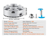 KP2-3/4 Lathe Chuck, 4-Jaw 70 mm Diameter, Metal Lathe Chuck Turning Machine Accessories, V952-MGCCKP275YC0517OZV0