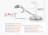 24" Pressure Washer Surface Cleaner, Stainless Steel Pressure Washer Attachments with 4 Wheels, 4000 V952-GYQXJBMQJQYPKEO1LV0