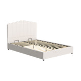 Artiss Bed Frame Queen Size Boucle FION BFRAME-H-FION-Q-WH-ABC