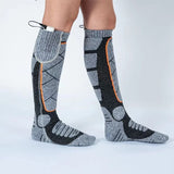 rechargeable socks, 5000mAh battery, socks for men, socks for women, outdoor V1102-936-06132-ORG-FREESIZE