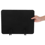 4Pcs Desk Partition Panel with Felt Material Noise Absorbing Home Workspace Divider V1366-AZ2-W-20328