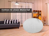 65cm Cotton Linen Yoga Ball Cover Protective Exercise Ball Skin Wrap Accessory V1308-DSZKI-632