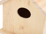 Bird House Paintable Unfinished Wood Bird Breeding Nesting Box for Pet Birds Rest Relax V1294-YM0901-3111240209311
