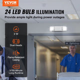 VEVOR 24 PCs Commercial Emergency Light LED Exit Lighting Fixture Backup Battery V952-YJZSD24J0000UQ6JJV7