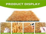 6 Pack Chicken Nesting Box Pads, Artificial Grass Laying Mats, Washable Non Slip Coop Nest Mats For V1237-ZY-807-247