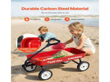 Pull-Along Wagon for Kids, 101 cm Toddler Wagons, Supports up to 80kg, All-Terrain Wagons with V952-JSKETTLC39YCTXPY0001V0