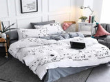 Stripe Isadora Dahlia Quilt / Doona / Duvet Cover set V745-AQ08032K3