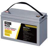 Giantz AGM Deep Cycle Battery 12V 100Ah Box Portable Solar Caravan Camping BATTERY-C-AGM-100