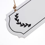 HOOWIFFY Unfinished Wood Plaque Blank White Sign for DIY Writing Decor V1189-WXFWAL-20260326-02180