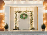 Pre-Lit Christmas Wreath With Led Lights V1142-LP000404