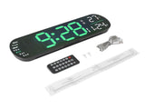 Digital Wall Clock with Remote Control Big LED Screen Display Adjustable 8 Color Lights Digital V1294-YM0901-3115240021212
