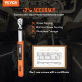 VEVOR Digital Torque Wrench, 3/8" Drive Electronic Torque Wrench, Torque Wrench Kit V952-SXSNLBSSSZNSZJMUJV0