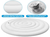 4.5 Ft Inflatable Hot Tub Cover Foldable Energy Saving Lid for Round Outdoor Inflatable Hot Tubs V1294-YM0710-3111230294211