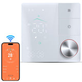 Smart Thermostat for House Electric Floor Heating WiFi AC thermostat with AI Smart Learning APP V1294-YM0901-HS7877W