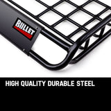 BULLET Car Roof Rack, 123 x 102 x 12cm Universal Luggage Carrier Steel Cage Vehicle Cargo V219-ATOCRBBULAS12