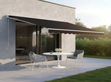 Outdoor Folding Arm Awning Retractable Sunshade Canopy Black 5.0m x 2.5m V63-842781