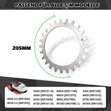 Premium Stainless Steel Spikes for Worx Landroid S/M - 2-Pack with Screws V1188-ZX-Y101593